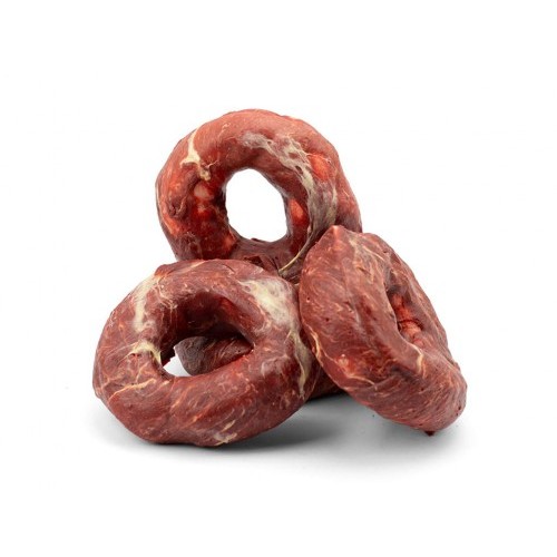 KRĄŻEK WOŁOWY OWINIĘTY WOŁOWINĄ I DORSZEM GRYZAK DLA PSA 1 SZTUKA