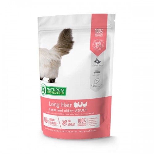 Nature's Protection Long Hair Poultry 400g- karma sucha