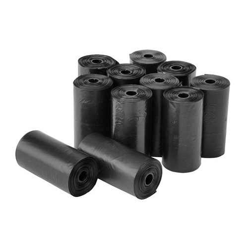 WORKI NA NIECZYSTOŚCI ODCHODY ZWIERZĄT 1 ROLKA 15 WORECZKÓW CZARNE