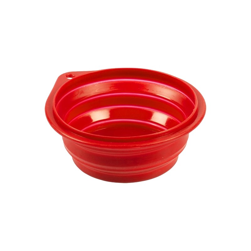 Miska podróżna czerwona -500ml