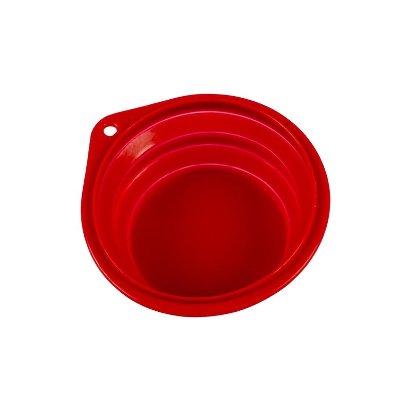 Miska podróżna czerwona -500ml