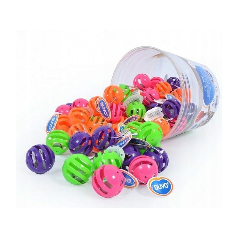 Kolorowe piłeczki-kot