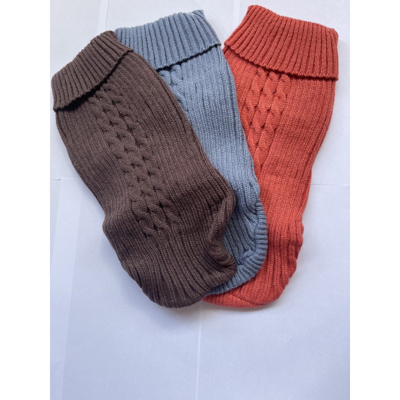 Sweterek/Ubranko z warkoczem- rozmiar 14