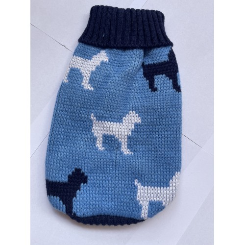 Sweterek/Ubranko dla psa w pieski- rozmiar 8