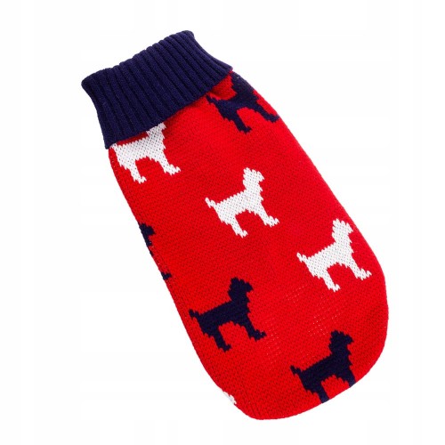 Sweterek/Ubranko dla psa w pieski długość całkowita 45cm-rozmiar 16