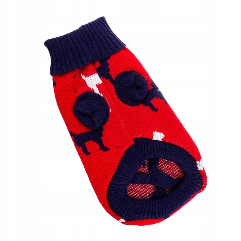 Sweterek/Ubranko dla psa w pieski długość całkowita 45cm-rozmiar 16