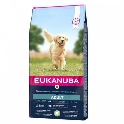 Eukanuba- pies dorosły duża rasa - jagnięcina 12kg