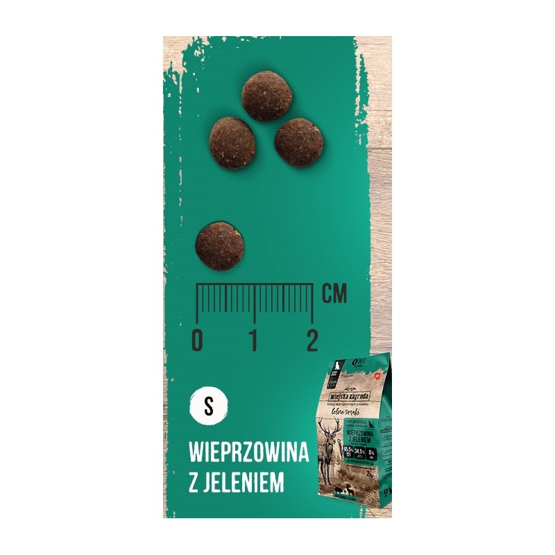 Wiejska Zagroda - Wieprzowina z jeleniem 1 kg (karma rozważana z oryginalnego opakowania)