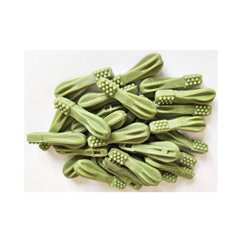 Mini gryzaki - szczoteczki o smaku mięty - 100g