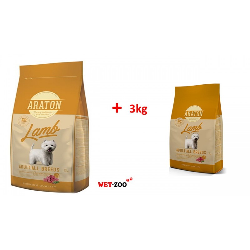 ARATON Dog Adult Lamb & Rice