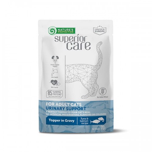 NATURES PROTECTION SUPERIOR CARE ADULT CAT URINARY MOKRA KARMA DLA KOTA UKŁAD MOCZOWY SASZETKA 70G