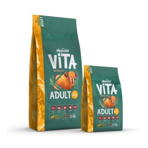 COMFY APPETIT VITA BUFFALO 2/12KG KARMA SUCHA DLA DOROSŁYCH PSÓW BAWÓŁ