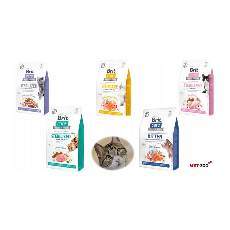 BRIT CARE KITTEN CHICKEN&TURKEY SUCHA KARMA DLA KOCIĄT KURCZAK&INDYK