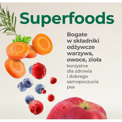 MONOBIAŁKOWA MOKRA KARMA DLA WSZYSTKICH RAS SUPERFOOD PUSZKA 400G