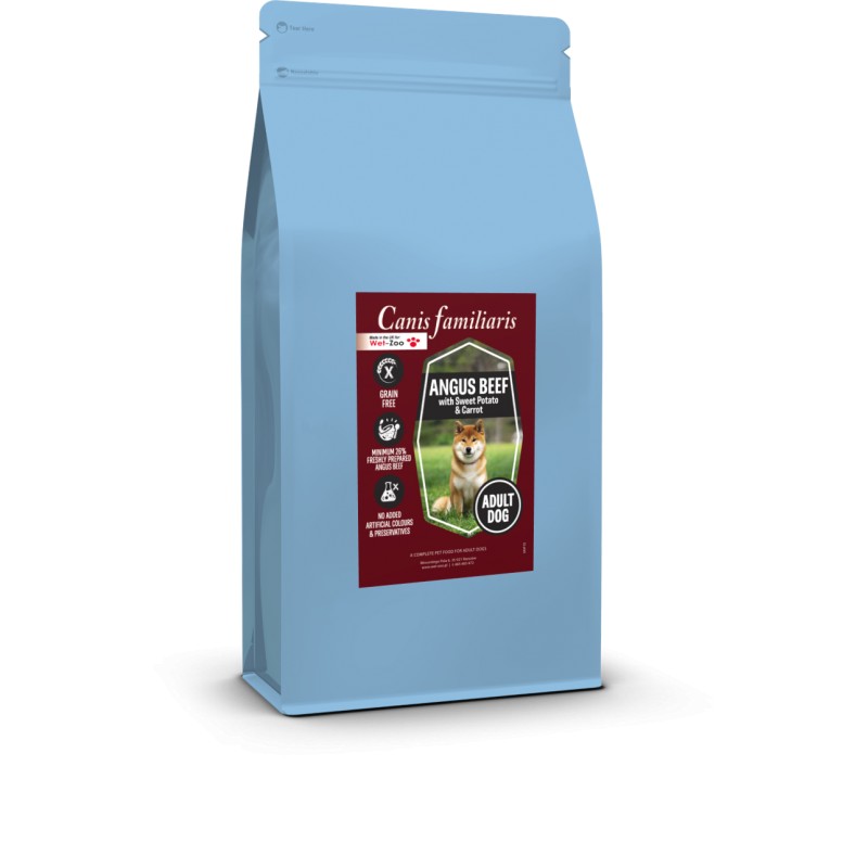 Grain Free Wołowina z batatami i marchewką 12kg