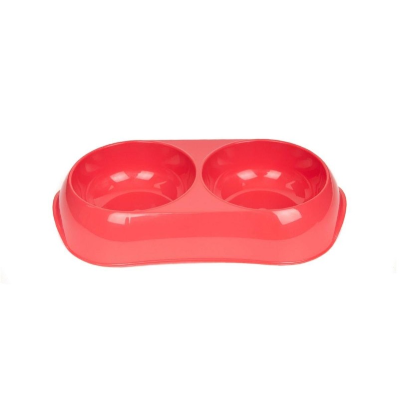 Miska podwójna 2x200ml -jasnoniebieska