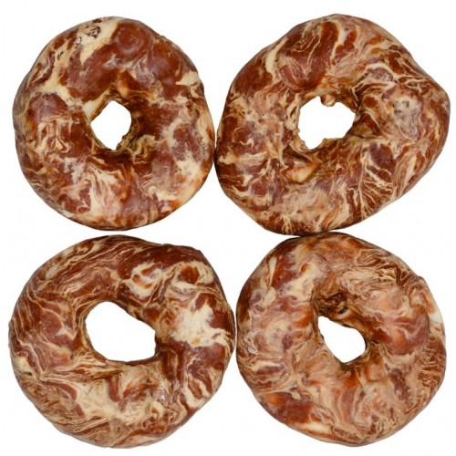 KRĄŻEK WOŁOWY OWINIĘTY MIĘSEM Z KURCZAKA I DORSZA GRYZAK 1 SZTUKA