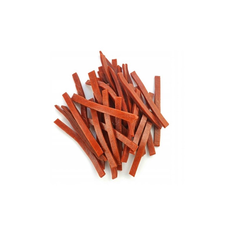 PRZYSMAK DLA PSA MIĘKKIE PASKI Z JAGNIĘCINY OPAKOWANIE 500G NAGRODA