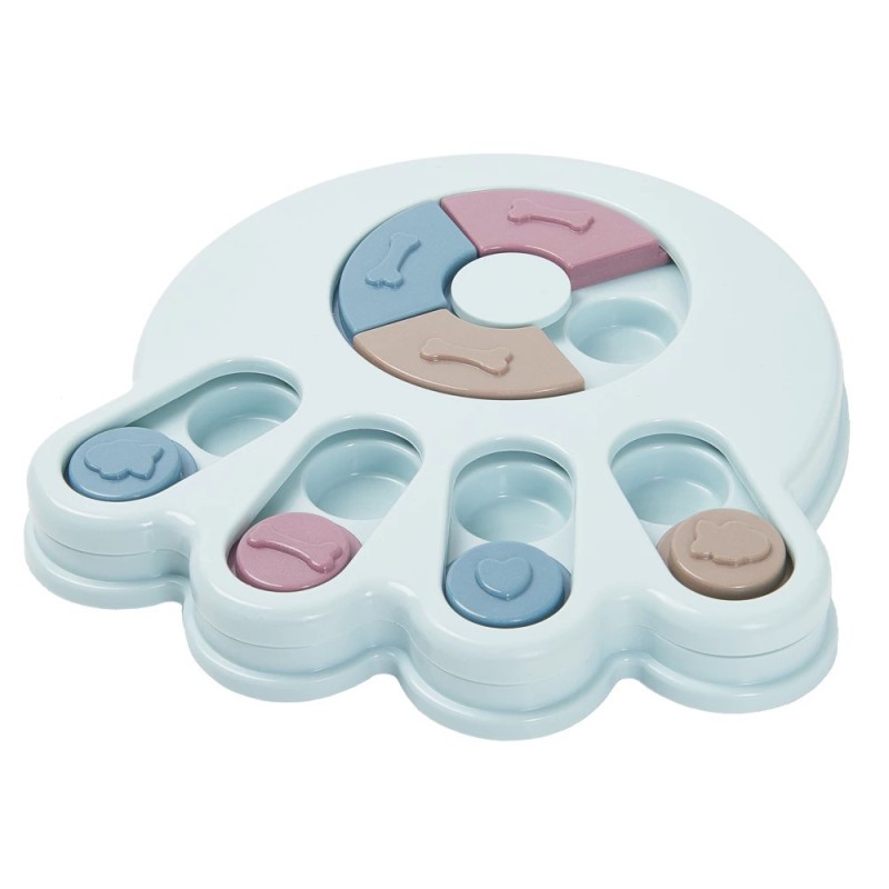 ZABAWKA TRENINGOWA UMYSŁOWA  DLA PSA NA SMACZKI NIEBIESKA