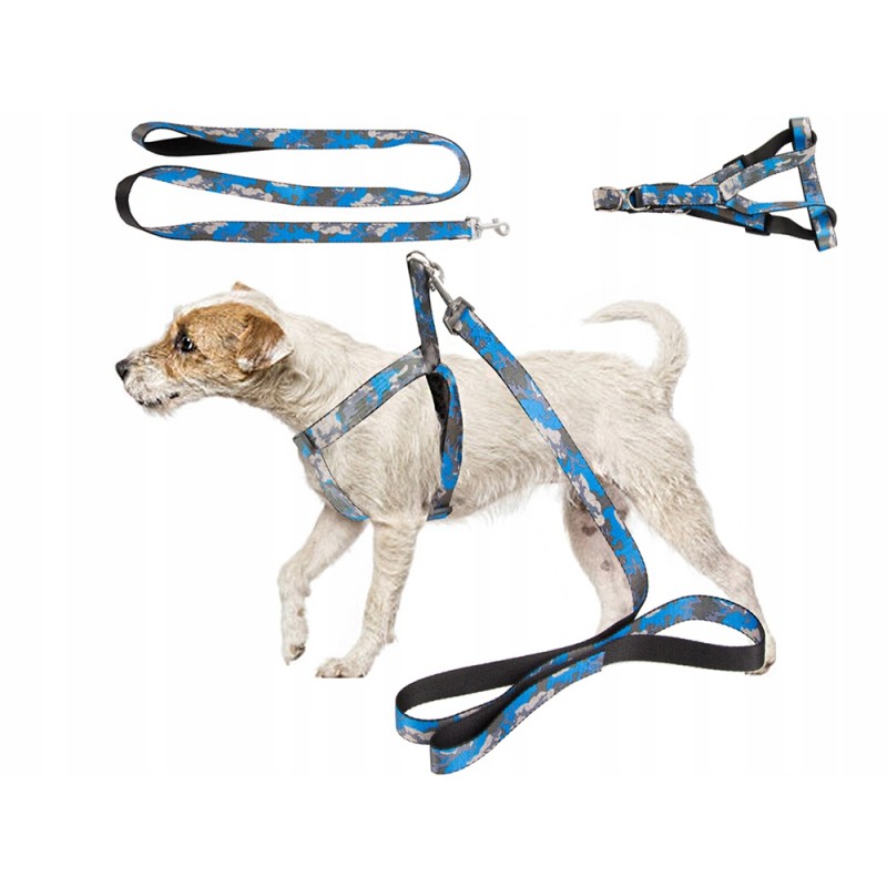 SMYCZ Z SZELKAMI SZELKI SPACEROWE DLA PSA KOTA REGULOWANE  WYGODNE