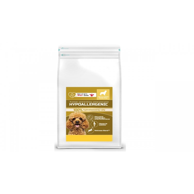 HYPOALLERGENIC- KARMA SUCHA DLA PSÓW FORMUŁA PROZDROWOTNA, UKŁAD ODPORNOŚCIOWY 1.5KG