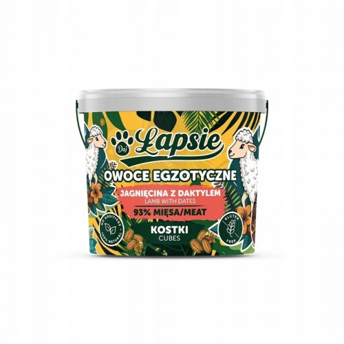 PRZYSMAK DLA PSA KOSTKI OWOCE EGZOTYCZNE JAGNIĘCINA DAKTYL 93% MIĘSA160G