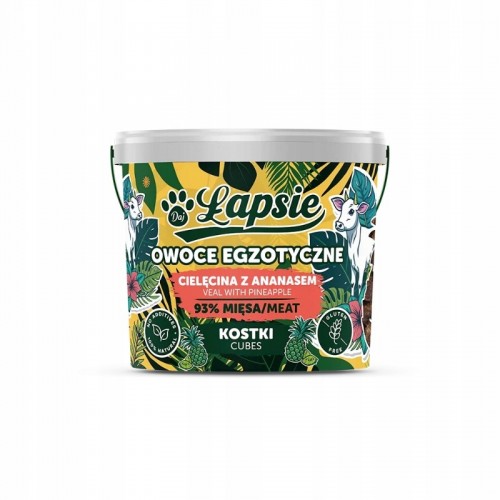 PRZYSMAK DLA PSA KOSTKI OWOCE EGZOTYCZNE CIELĘCINA Z ANANASEM 93% MIĘSA160G