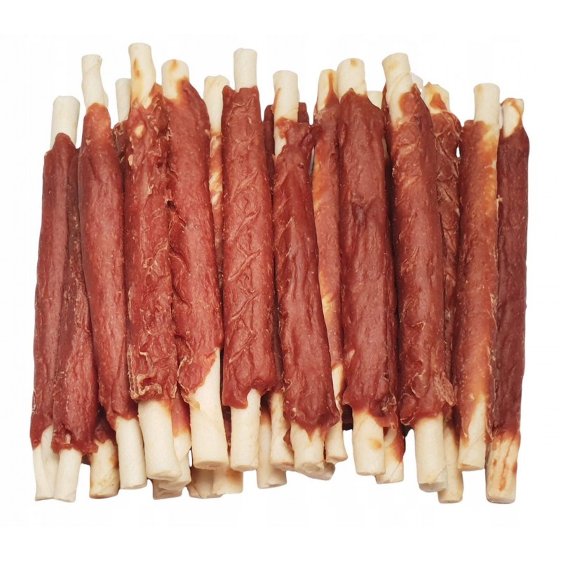 Pałeczki wołowe z jagnięciną i dorszem 500g