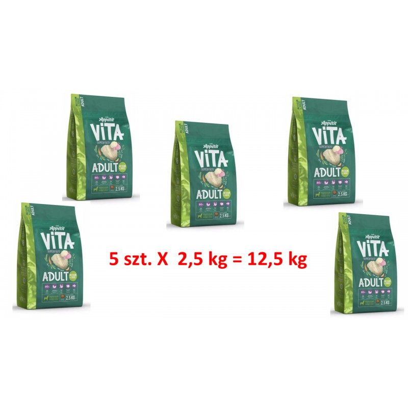 COMFY APPETIT VITA MEDIUM&LARGE LAMB 12KG KARMA SUCHA DLA ŚREDNICH DUŻYCH