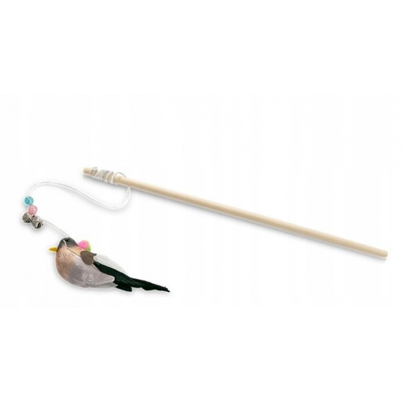 Wędka dla kota z ptaszkiem