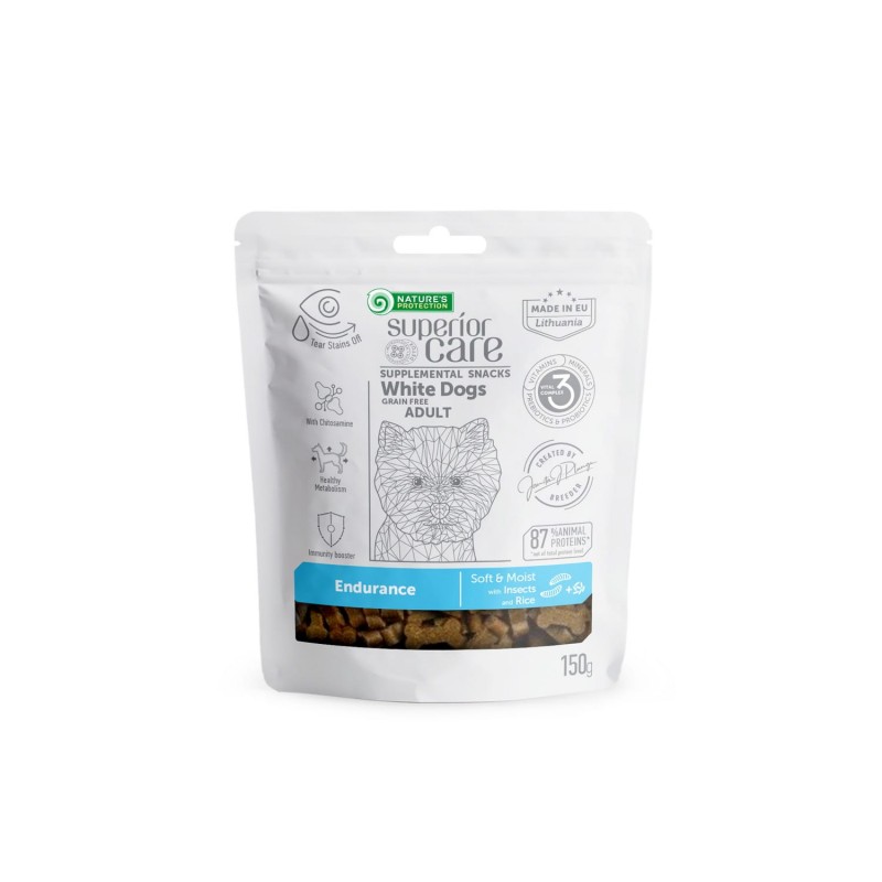 NP SC White Dogs Endurance with Insects and Rice Adult All breeds 150 g RYŻ