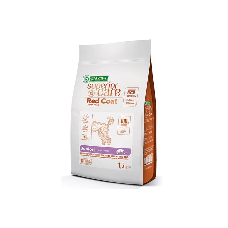 Nature's Protection Superior Care Red Coat Grain Free Salmon Junior