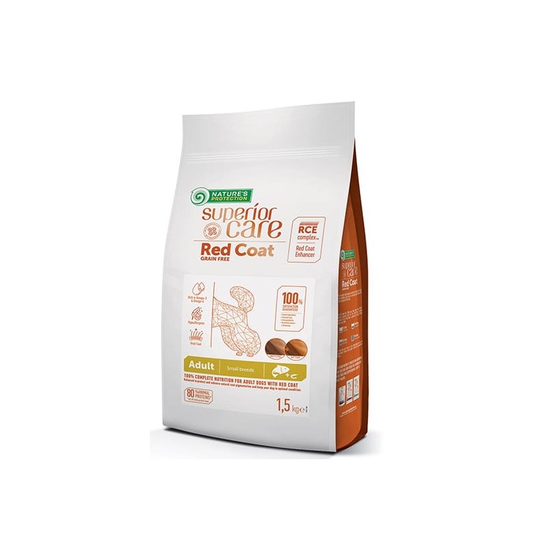 NP SC Red Coat Grain Free Salmon & Krill Adult Small Breeds 1,5 kg