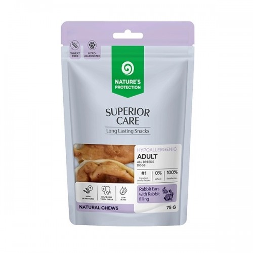 SUSZONE USZY KRÓLICZE Z KRÓLIKEIM NATURE"S PROTECTION SUPERIOR CARE 75 G.