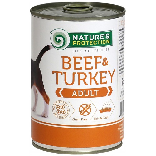 Nature’s Protection  Adult Beef & Turkey 400g (wołowina, indyk)