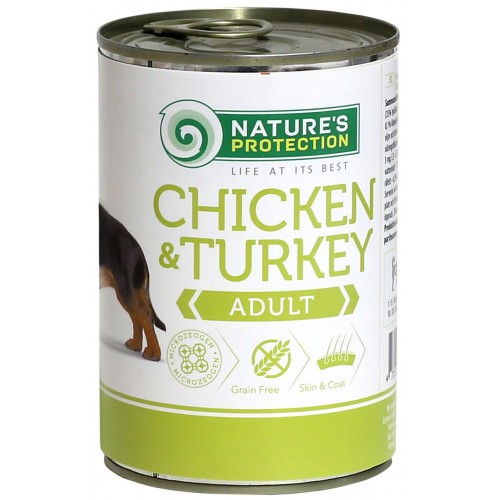 Nature’s Protection Adult Chicken & Turkey 400g (kurczak, indyk)